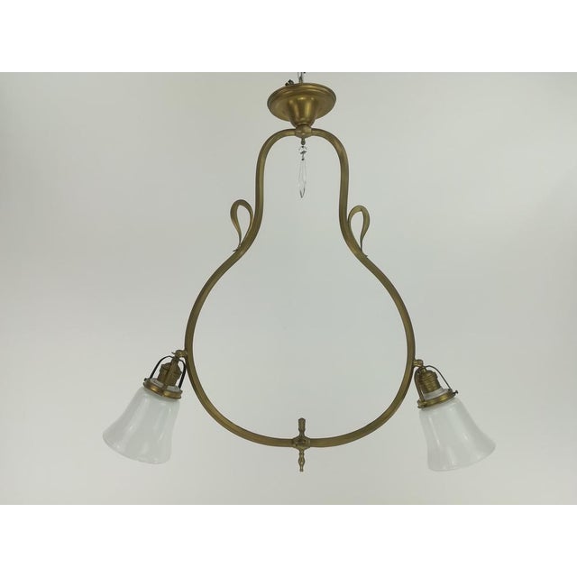 Viennese Art Nouveau Pendant Lamp, 1900s For Sale - Image 9 of 9