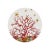Contemporary Nicolette Mayer Coral Reef Red and White 16" Round Pebble Placemats, Set of 4 For Sale - Image 3 of 3