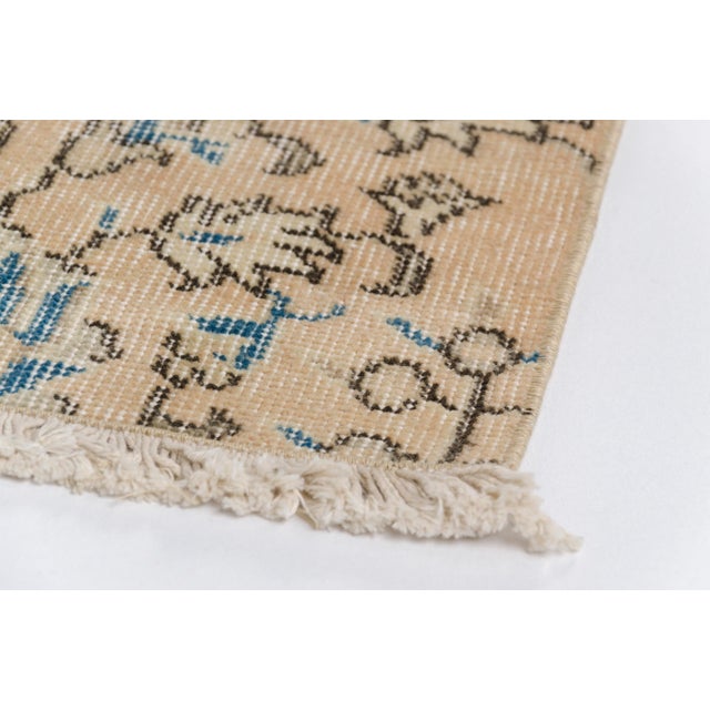 Textile Mid 20th Century Geometric Oushak Anatolian Carpet For Sale - Image 7 of 10