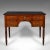This is an antique ladies writing desk. An English, mahogany and leather correspondence table, dating to the early...