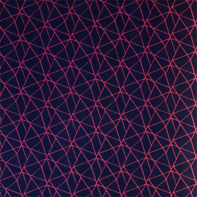 Harlequin Zola Fabric in Neptune/Cerise - a Sample For Sale