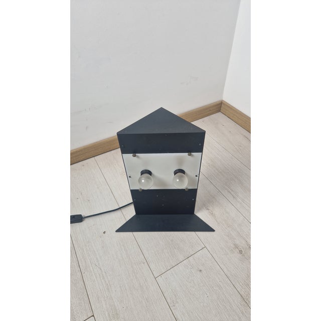 Vintage Accademia Table Lamp in Metal and Canvas by Cini Boeri for Artemide, 1970s For Sale - Image 12 of 18