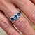 Natural Finely Faceted Quality Natural Sapphire Diamond Ring 7 14k W Gold 1.67 TCW Certified $4,975 218113 This is a...