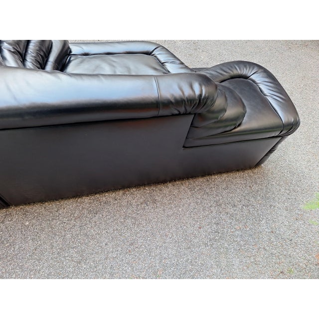 2000 - 2009 DS 1025 Modular Sofa in Black Leather by Ubald Klug, 2000s, Set of 2 For Sale - Image 5 of 14