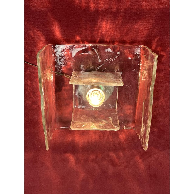 Vintage Glass Wall Lamps from Kalmar, 1960s, Set of 2 For Sale - Image 12 of 18