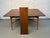 Brown Mid 20th Century Tapered Walnut Expanding Leaf Table For Sale - Image 8 of 13