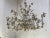 Contemporary Silver + Argilla Metal Wrought Iron Florentine Art Chandelier, Made in Italy For Sale - Image 6 of 11
