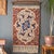 1970s Persian Isfahan Wool and Silk Hand Knotted Wall Hanging For Sale - Image 9 of 16
