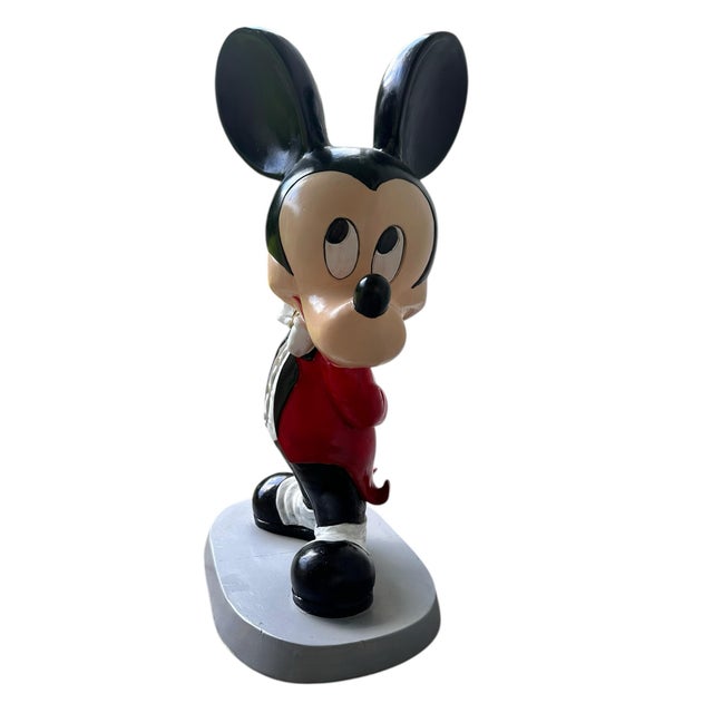Mid-Century Modern Rare Vintage Disney Gallery Mickey Mouse Butler Valet Bar Table For Sale - Image 3 of 11
