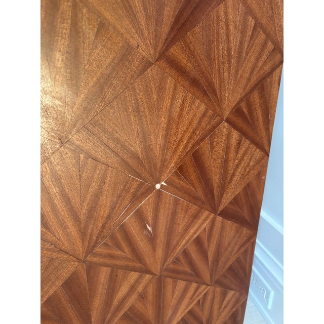 1970s 1970s Marquetry Wood Room Divider Screen, Jean Michel Frank For Sale - Image 5 of 9