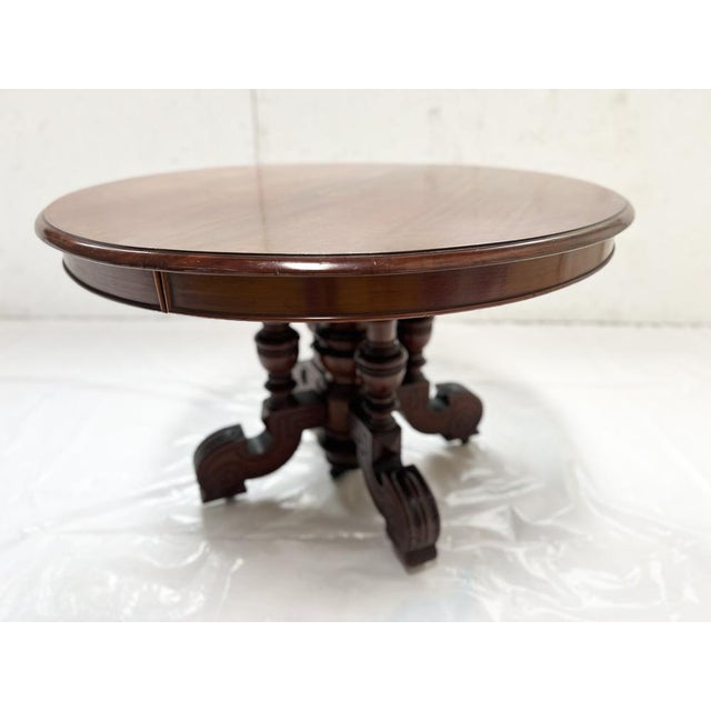 Napoleon III Dining Table in Mahogany and Veneer For Sale - Image 15 of 15