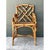 Wood Vintage Chinese Chippendale Bamboo Armchair For Sale - Image 7 of 12