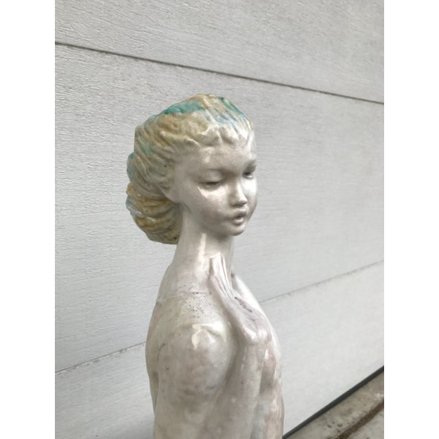 Ceramic Vintage 1940s Ceramic Figurine by Eugenio Pattarino For Sale - Image 7 of 13