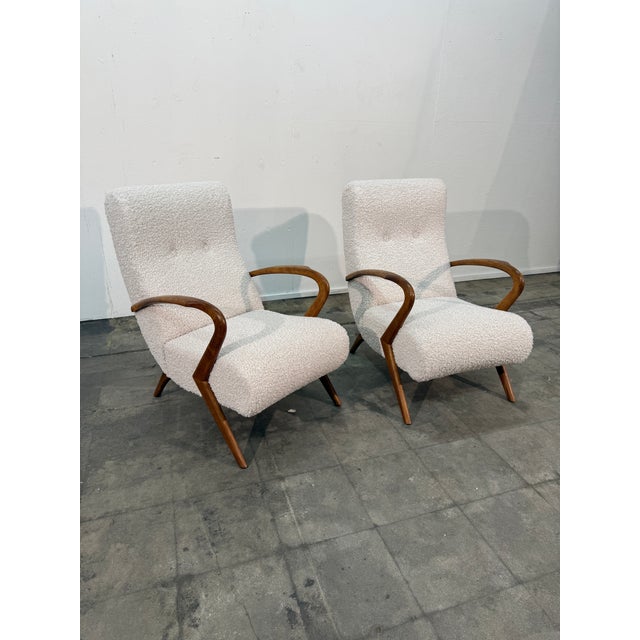 Pair of Italian Armchairs, 20th Century For Sale In Los Angeles - Image 6 of 8