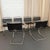 Black Black Leather Chrome Cantilever Mies Van Der Rohe Mr10 Chairs for Knoll For Sale - Image 8 of 10