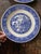Ceramic Early 20th Century Large Blue Willow 11 3/8” Chop Plates - a Pair For Sale - Image 7 of 7