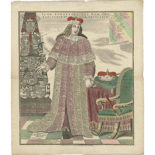 Holy Roman Empire, 1740, Paper For Sale