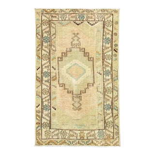 Turkish Vintage Rug 3'4" x 5'5" #19806 For Sale