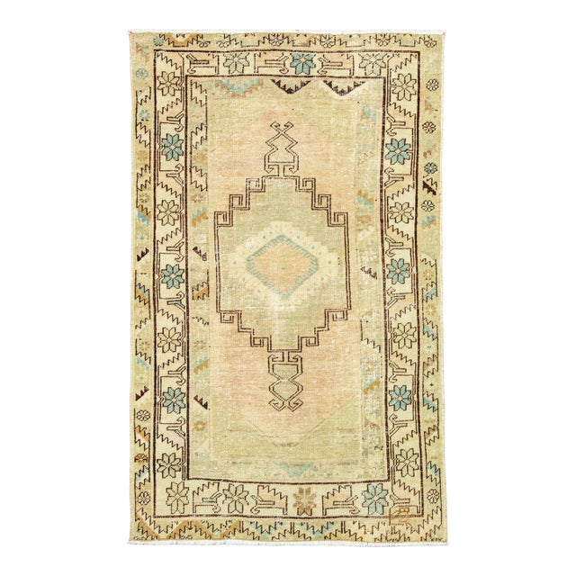 Turkish Vintage Rug 3'4" x 5'5" #19806 For Sale