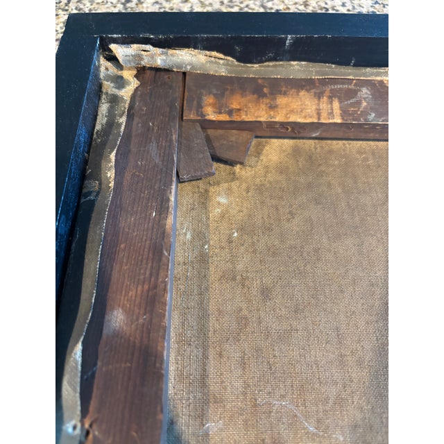 Signed Antique London Tropical Bird Oil Painting on Winsor & Newton Canvas, 22″ × 17″, c.1895–1920 For Sale - Image 9 of 10