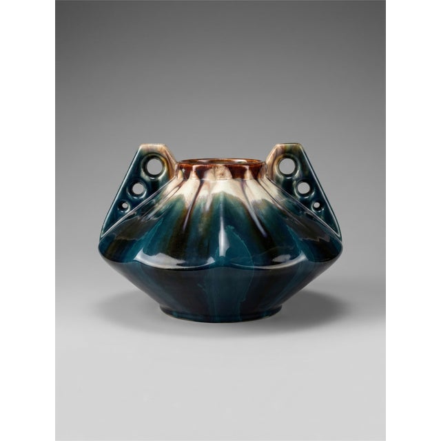 Art Deco Glazed Ceramic Vase by Thulin, Belgium, 1930s For Sale - Image 11 of 11