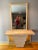 Wood 1980s Jay Spectre "Entrance Maker" Console Table with Mirror - 2 Pieces For Sale - Image 7 of 11