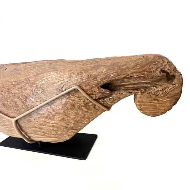 Wood Tribal Slit Drum Sculptural Accent Piece For Sale - Image 15 of 18