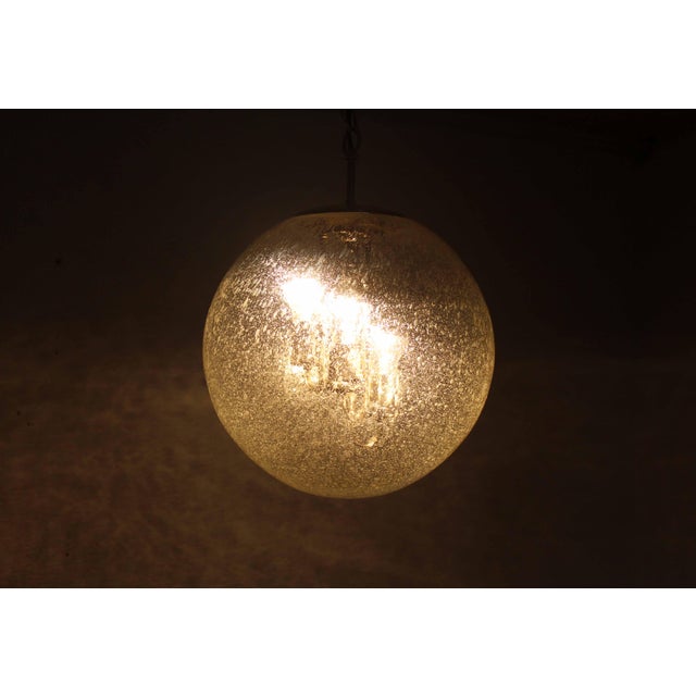 Metal Ball Pendant Lamp from Born Leuchten, 1970 For Sale - Image 7 of 14
