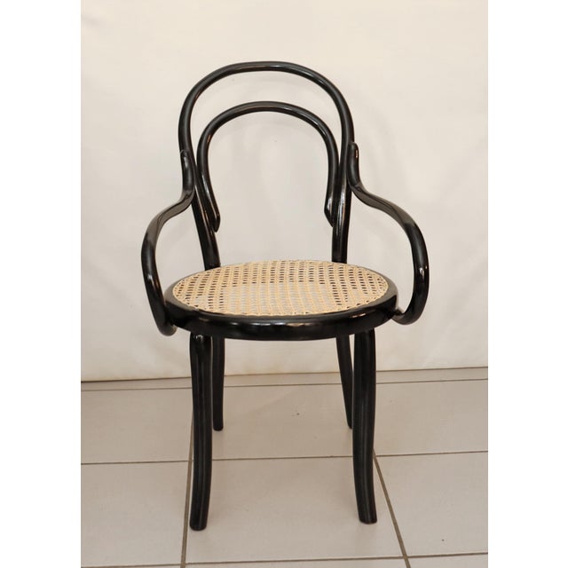 Black Art Nouveau Children's Armchair, 1890s For Sale - Image 8 of 8