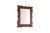 Vintage Oak Mirror with Wavy Wooden Frame, 1970s For Sale - Image 3 of 4