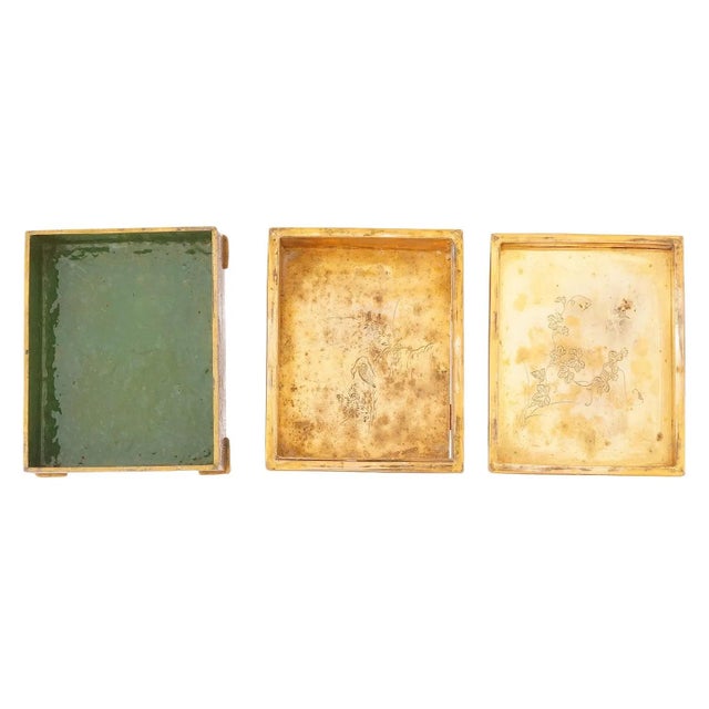 Fine Meiji Period Japanese Cloisonne Enamel Box With Dragon Trinket Box For Sale In New York - Image 6 of 8