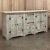 Antique Grand Normandy Rustic Gothic Revival Whitewashed Buffet For Sale - Image 4 of 14
