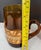 1970s Spanish Revival Amber Glass Sangria Pitcher & 6 Mugs, 7 Pieces For Sale In Indianapolis - Image 6 of 8