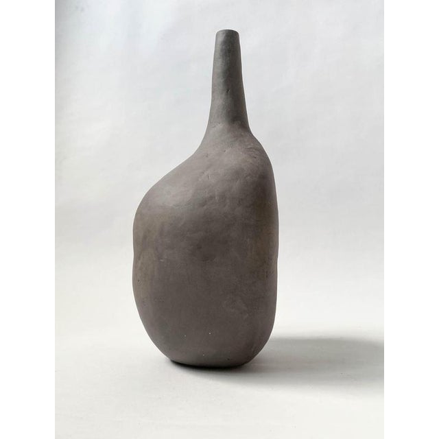 In The Corner By The Stairs Decorative Ceramic Vase by Lillian Tørlen Unique Piece. Dimensions: D 13,5 x W 18 x H 31 cm....