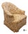 Mid 20th Century Vintage Mid Century Style Tufted Printed Upholstered Barrel Back Chairs - Pair For Sale - Image 5 of 12