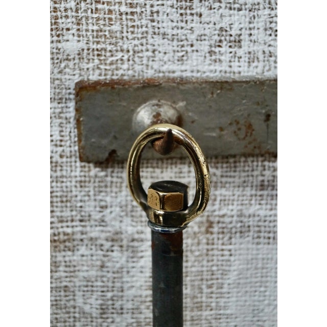 Victorian Decorative Iron Hanging Hook For Sale - Image 4 of 18