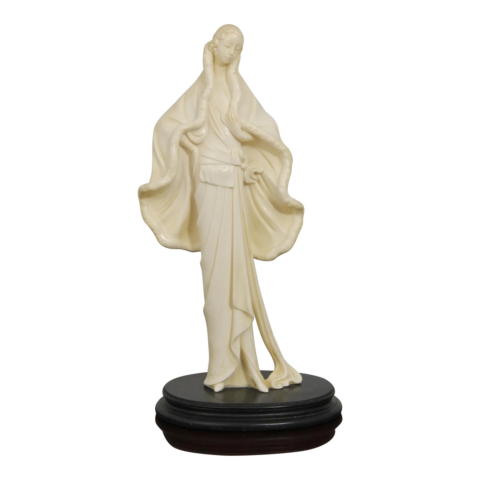 イタリア彫刻　A.Santini Sculptor A.Santini Classic Figure 6.5” Made In Italy | eBay