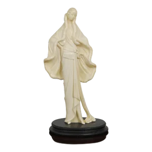 Italian Woman Sculpture by A. Santini