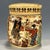 1980s Famille Rose Porcelain Jar With Figural Scene & Lid, 4.7" For Sale - Image 5 of 8