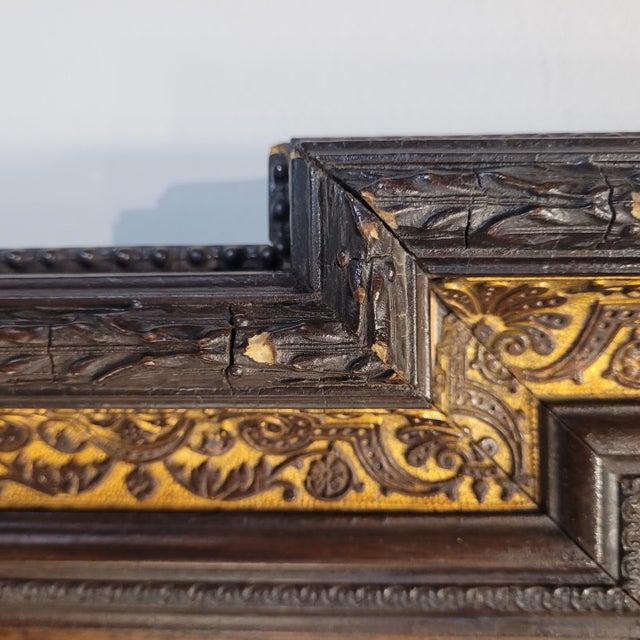 Frame in Carved Wood, Spain, 1890s For Sale - Image 6 of 18
