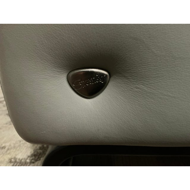 Ekornes ASA Stressless Reclining Back Sofa For Sale - Image 4 of 4