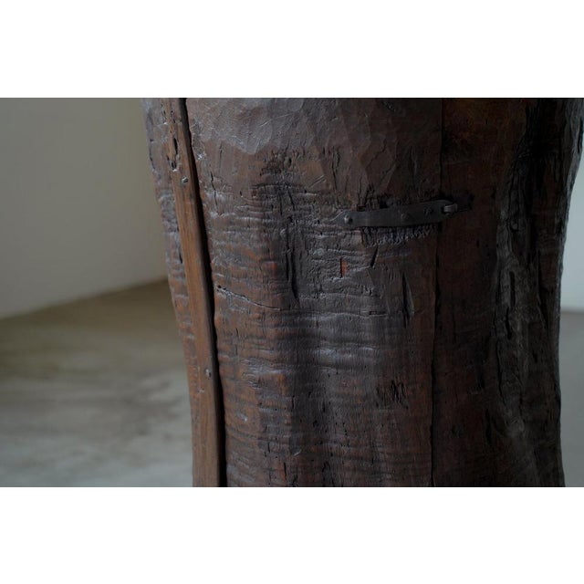 Primitive Tree Trunk Cabinet, France, 1900s For Sale - Image 18 of 18