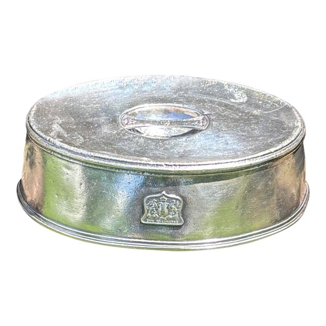 Vintage Silver Plate Platter Cover the Shelburne Hotel Atlantic City Lid Cloche For Sale