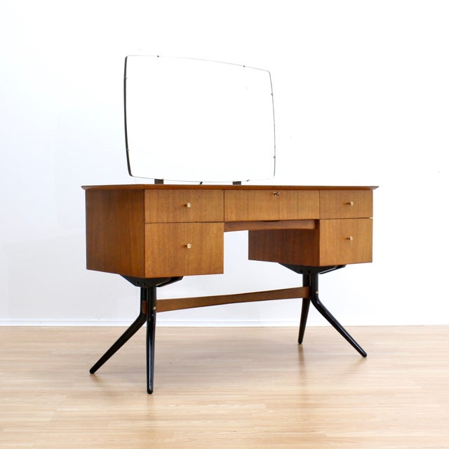 This stunning mid-century vanity was produced by Wrighton Fiurniture during the 1950s. A striking, bedroom statement piece...