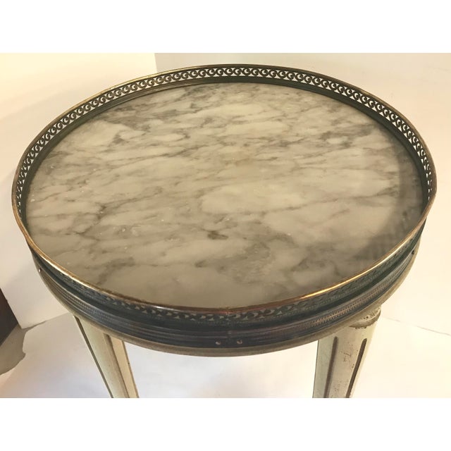 Vintage French Provincial Marble Top Table Chairish