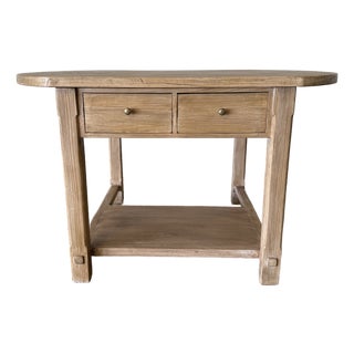 Laguna Elm Wood Island - Small For Sale
