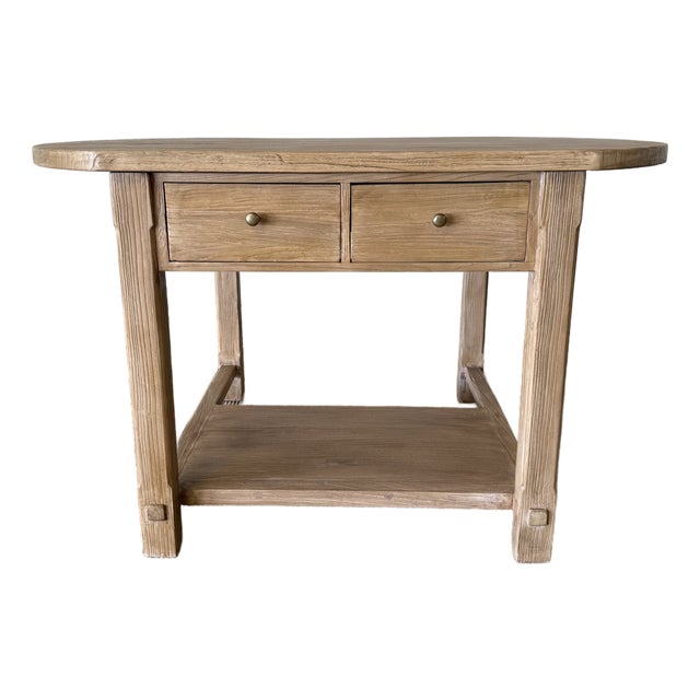 Laguna Elm Wood Island - Small For Sale