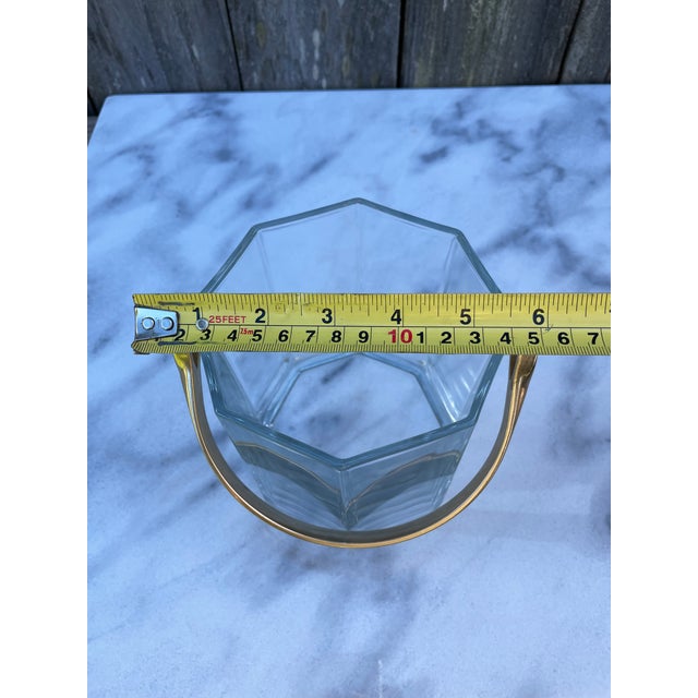 1980s 1980s Vintage Luminarc Arcoroc Octime Glass Ice Bucket For Sale - Image 5 of 6
