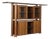 Vintage Sideboard in Wood and Marble, 1980s For Sale