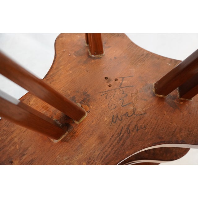Pair of Mid-Century Three Leaf Clover / Cloud Side Tables For Sale - Image 17 of 18
